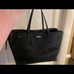 Kate Spade Black Saffiano Tote - like new!